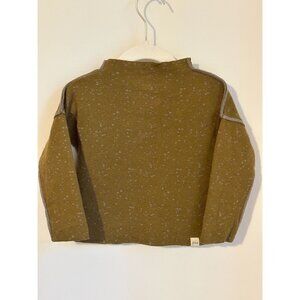 Nui Organic Like New Baby Sweater 18-24M Merino Wool Brown Speckled Long Sleeve